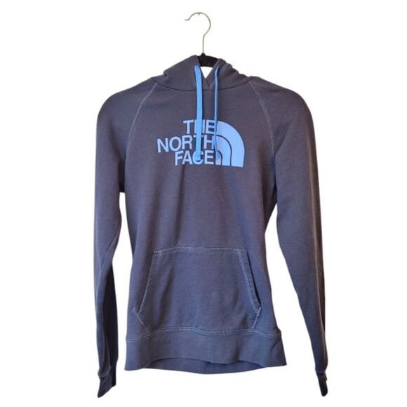 The North Face Blue Logo Sweatshirt Size Women's Small - Picture 1 of 5